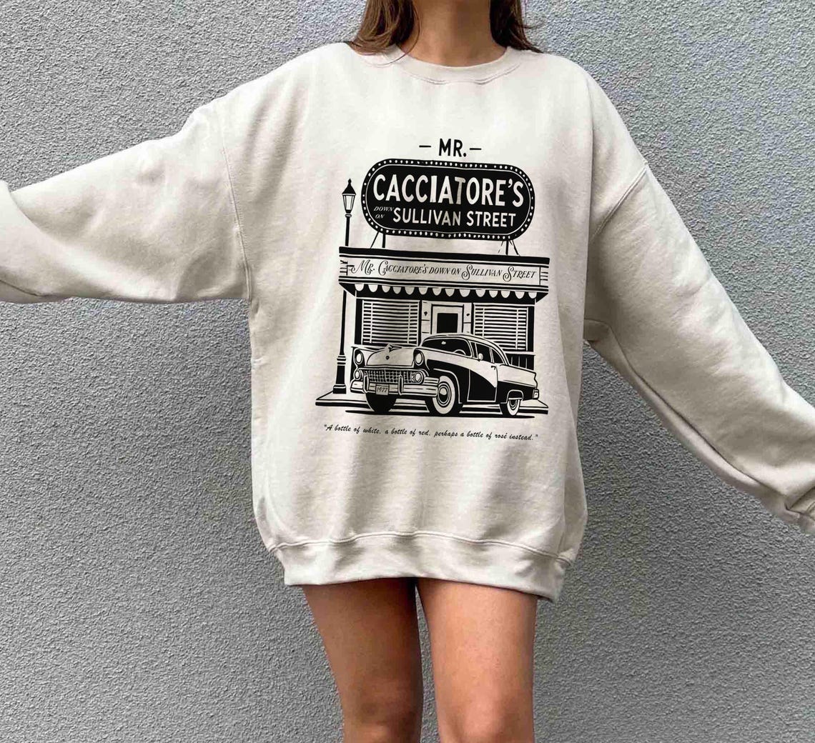 Mr. Cacciatore's on Sullivan Street, Billy Joel Sweatshirt, Subtle Merch, Movin' Out, Billy Joel Merch, Long Island Shirt, Vienna