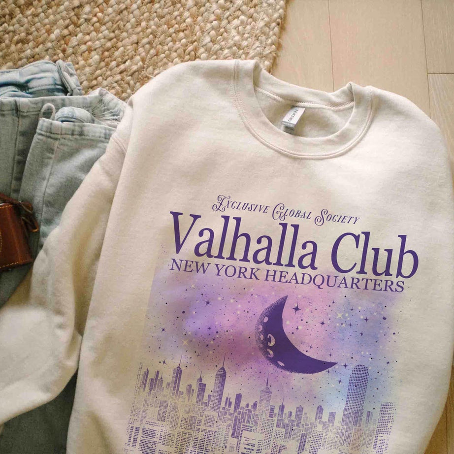 Valhalla Club Sweatshirt, Kings of Sin Series by Ana Huang Merch, Twisted Series Shirt, Romance Book Merch, Bookish Shirt