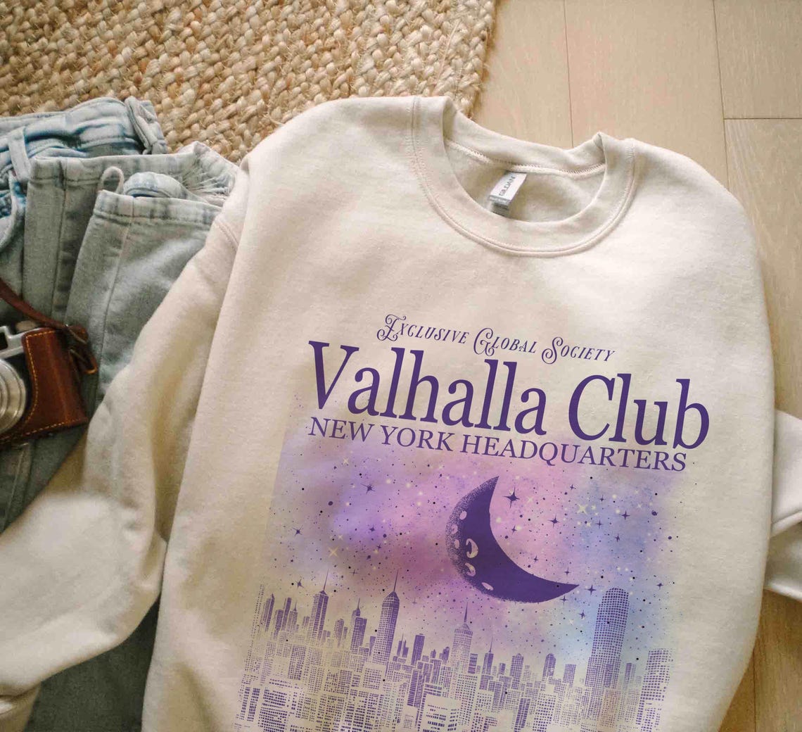 Valhalla Club Sweatshirt, Kings of Sin Series by Ana Huang Merch, Twisted Series Shirt, Romance Book Merch, Bookish Shirt