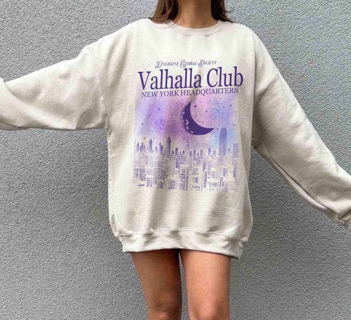 Valhalla Club Sweatshirt, Kings of Sin Series by Ana Huang Merch, Twisted Series Shirt, Romance Book Merch, Bookish Shirt