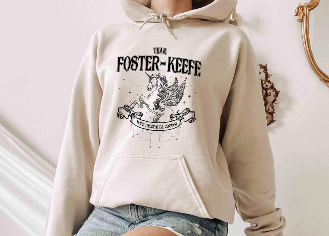 Team Foster-keefe Hoodie, Foxfire Academy Hoodie, Lost Cities Keeper Sweatshirt, Keeper of the Lost Cities Symbols, Kotlc Shirt