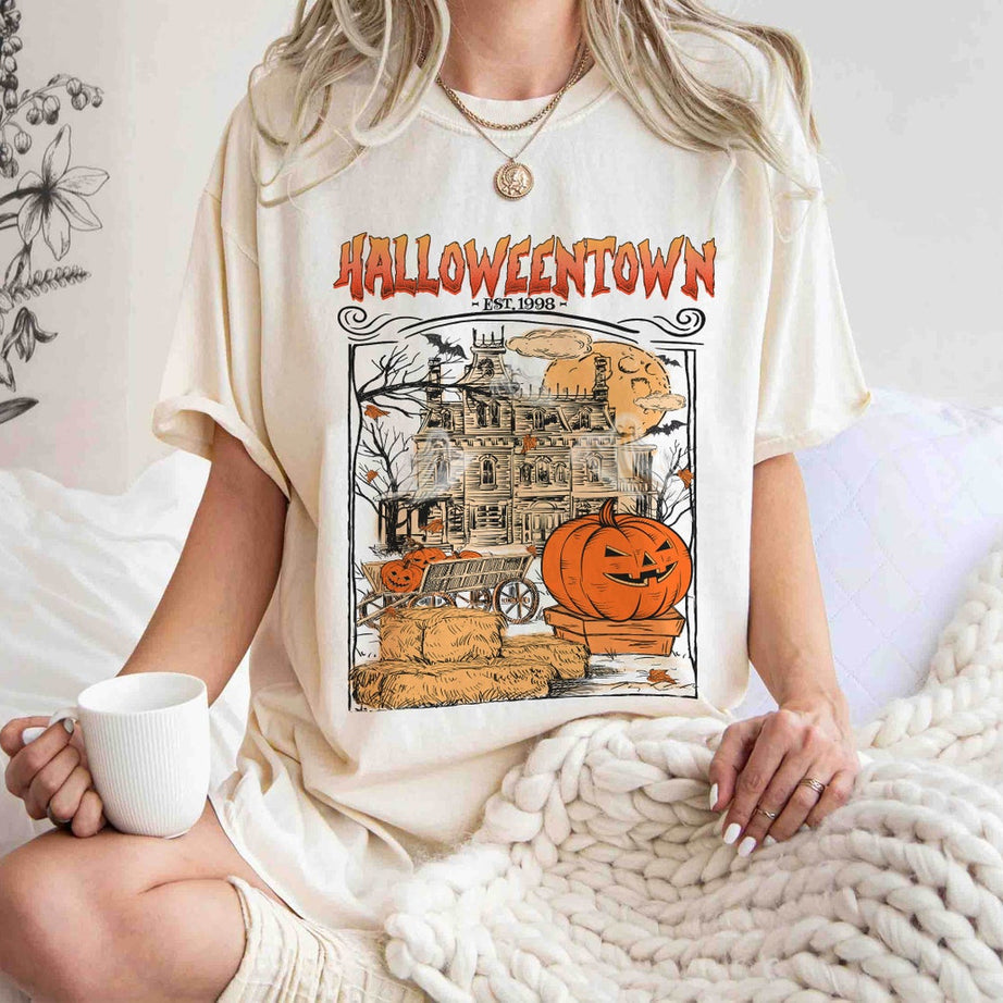 Halloweentown Est 1998 Comfort Colors Shirt, Halloweentown University, Retro Halloweentown Shirt, Fall Shirt, Halloween Shirt