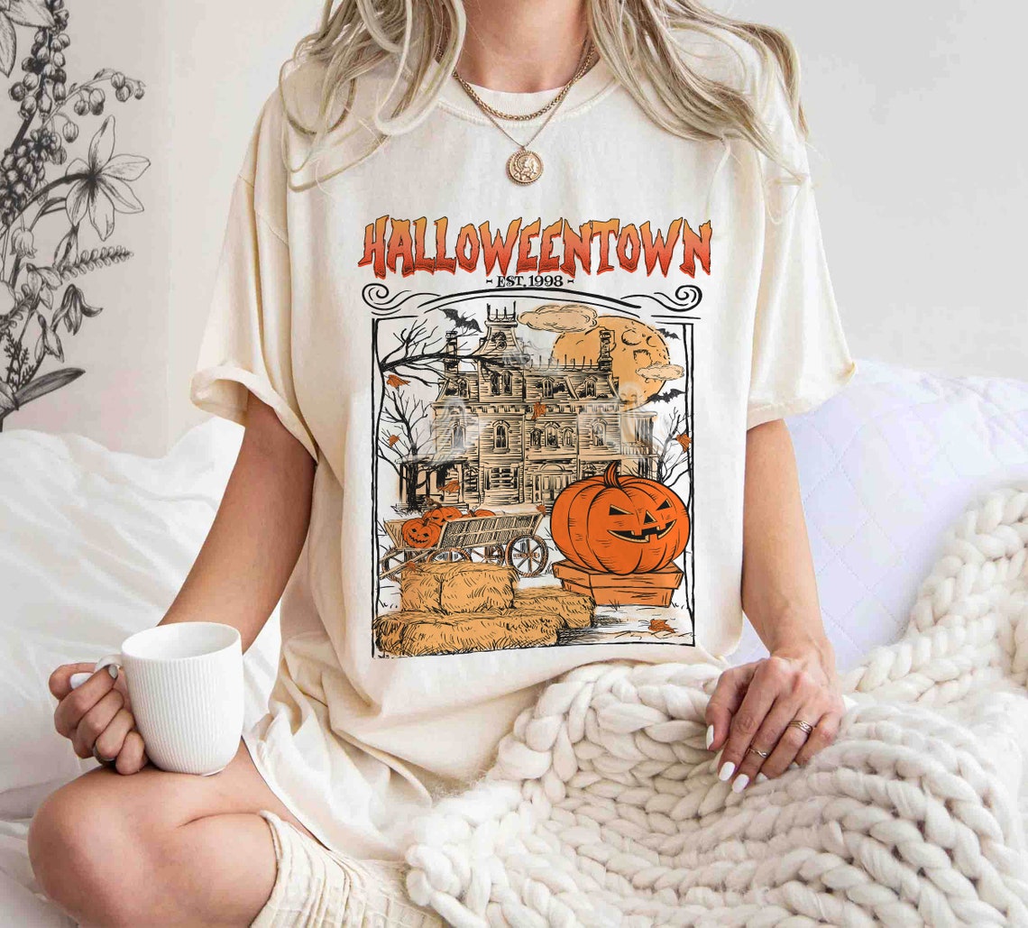 Halloweentown Est 1998 Comfort Colors Shirt, Halloweentown University, Retro Halloweentown Shirt, Fall Shirt, Halloween Shirt