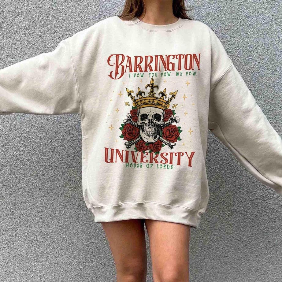 Barrington University Sweatshirt, the Ritual, Smut Shirt, Dark Romance Reader Shirt, Fantasy Reader Shirt, Ryat Archer Shirt