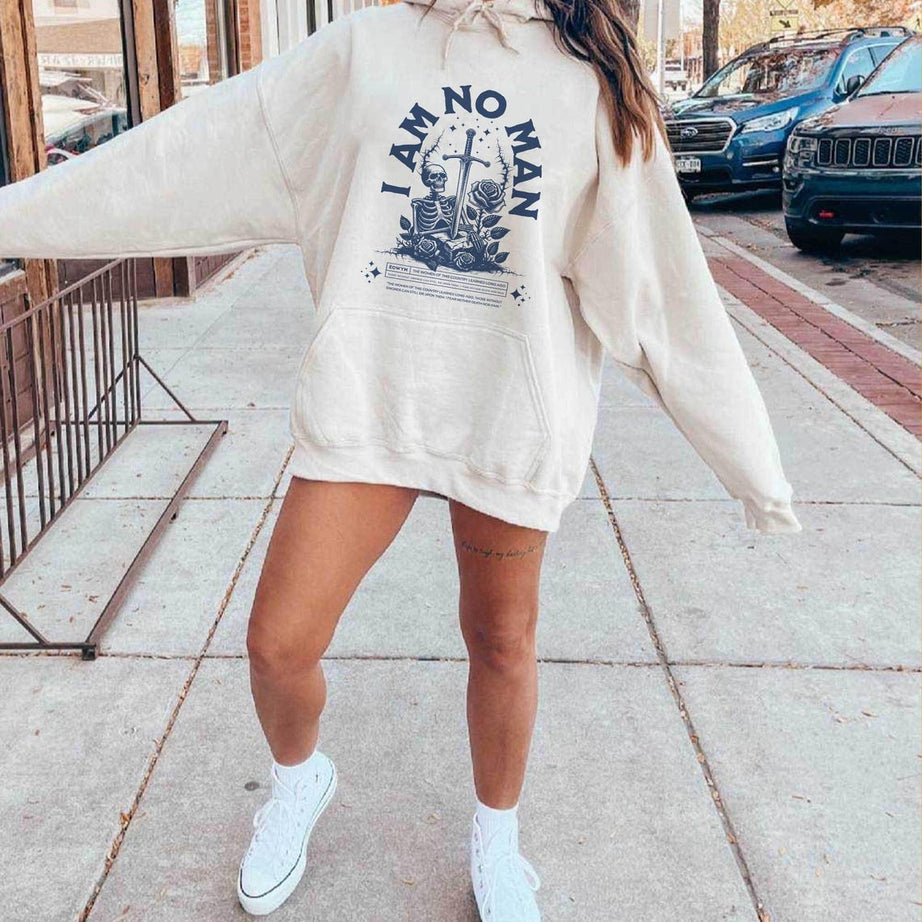 I Am No Man Hoodie, Reading Fandom Shirt, Literature, Book Lover Tshirt, Fantasy Book Shirt, Fantasy Reader