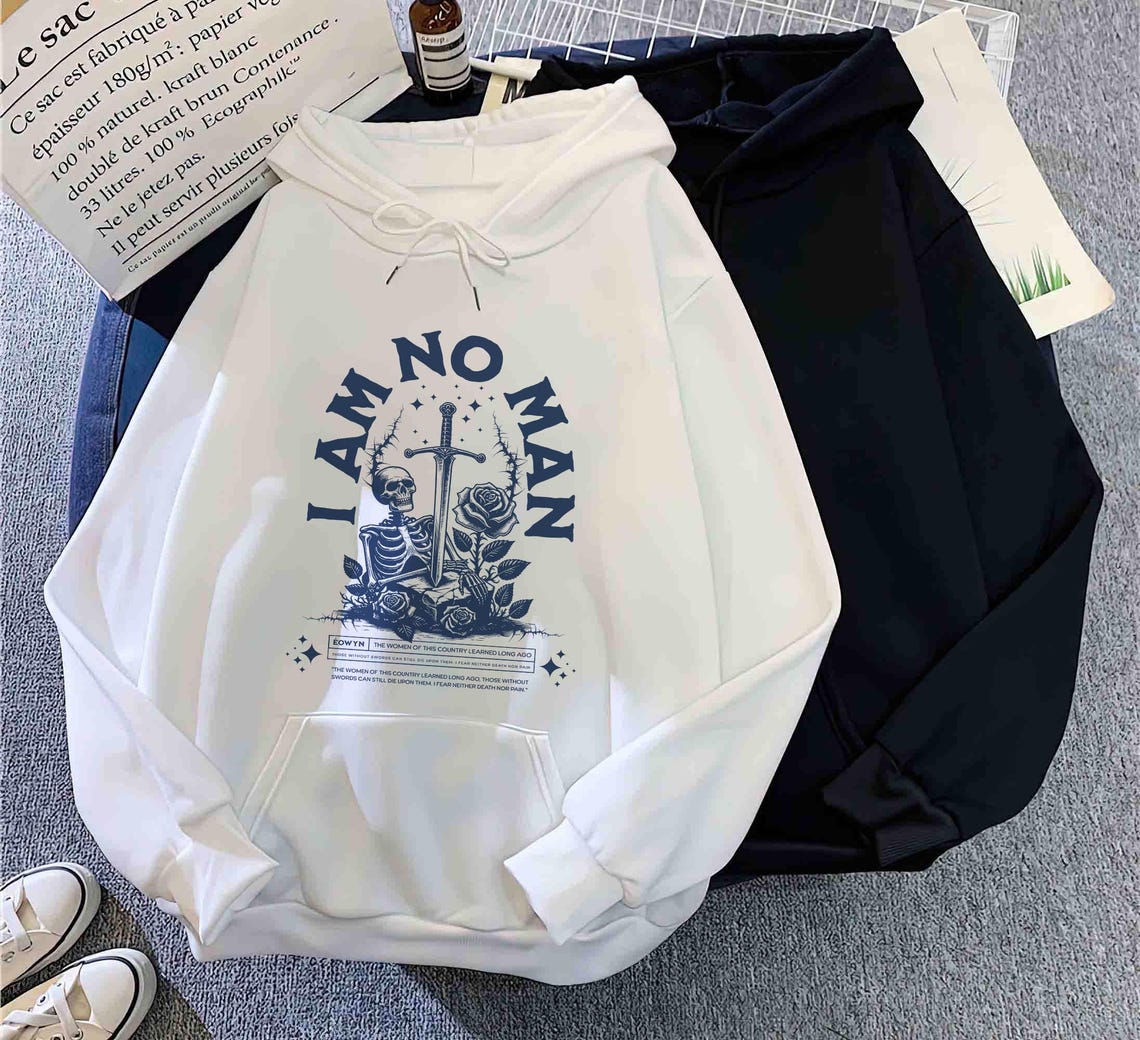 I Am No Man Hoodie, Reading Fandom Shirt, Literature, Book Lover Tshirt, Fantasy Book Shirt, Fantasy Reader