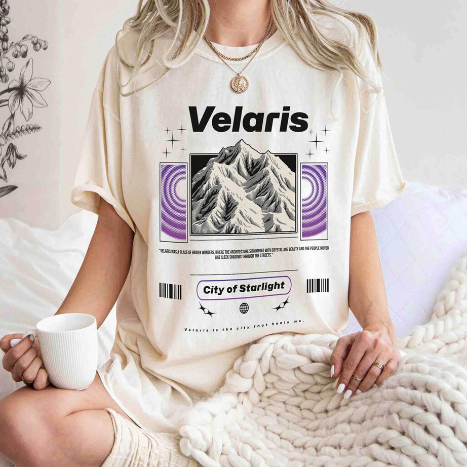 Velaris Tshirt, Velaris City of Starlight Tshirt, the Night Court Shirt, Bookish