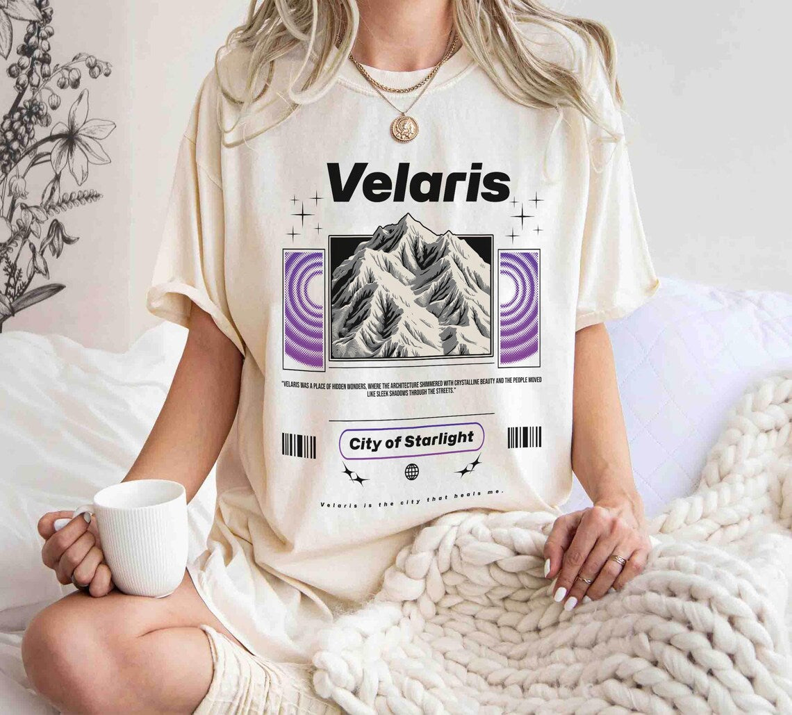 Velaris Tshirt, Velaris City of Starlight Tshirt, the Night Court Shirt, Bookish