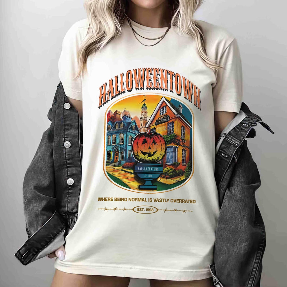 Halloweentown Est 1998 Shirt, Halloweentown University Shirt, Halloween Shirt, Retro Halloweentown Shirt, Halloween Pumpkin, Fall Shirt