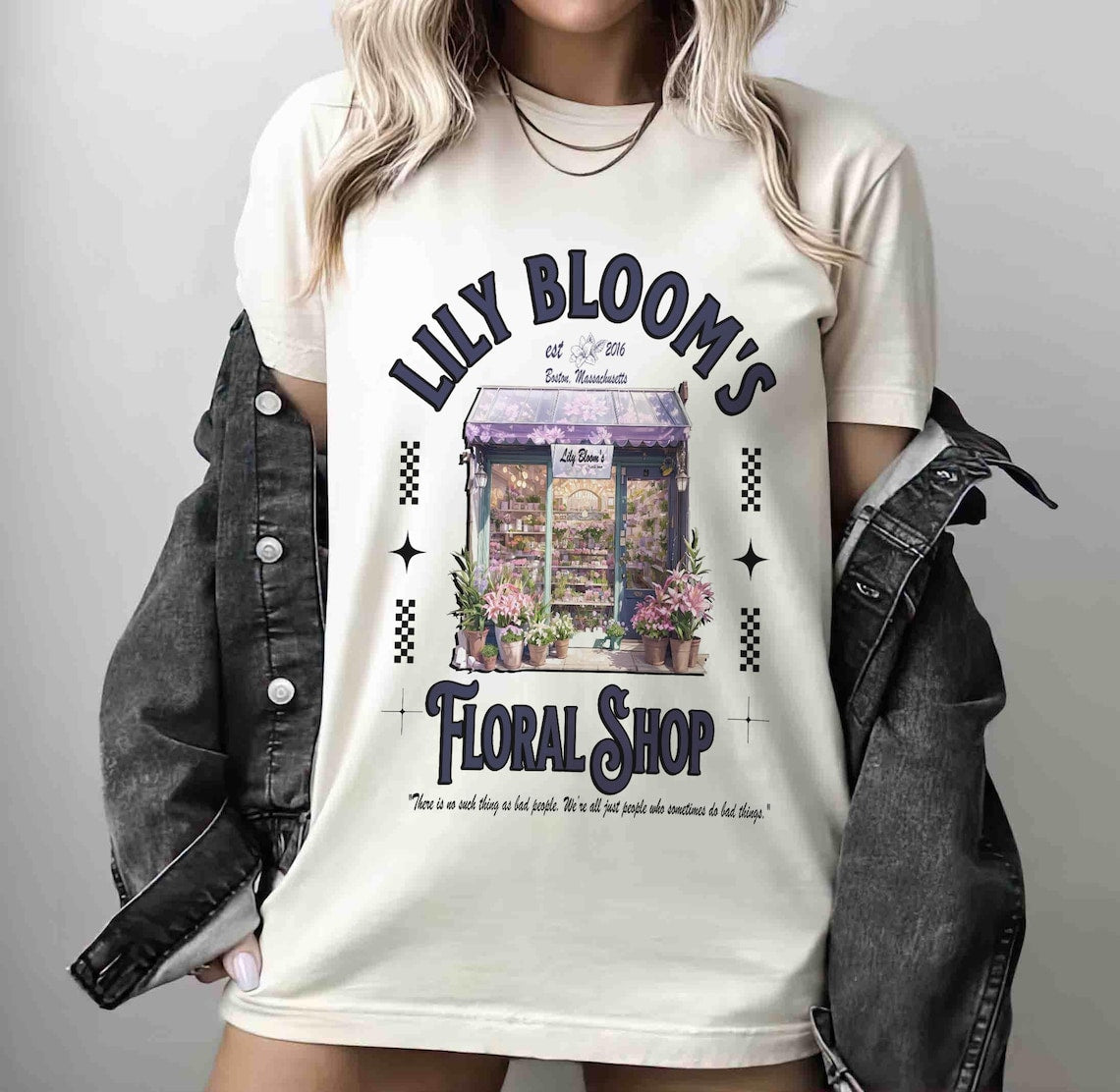 Lily Blooms Floral Shop Shirt, It Ends With Us Shirt, Colleen Hoover Shirt, Lily Bloom, Booktok, It Starts With Us, Bookish Shirt