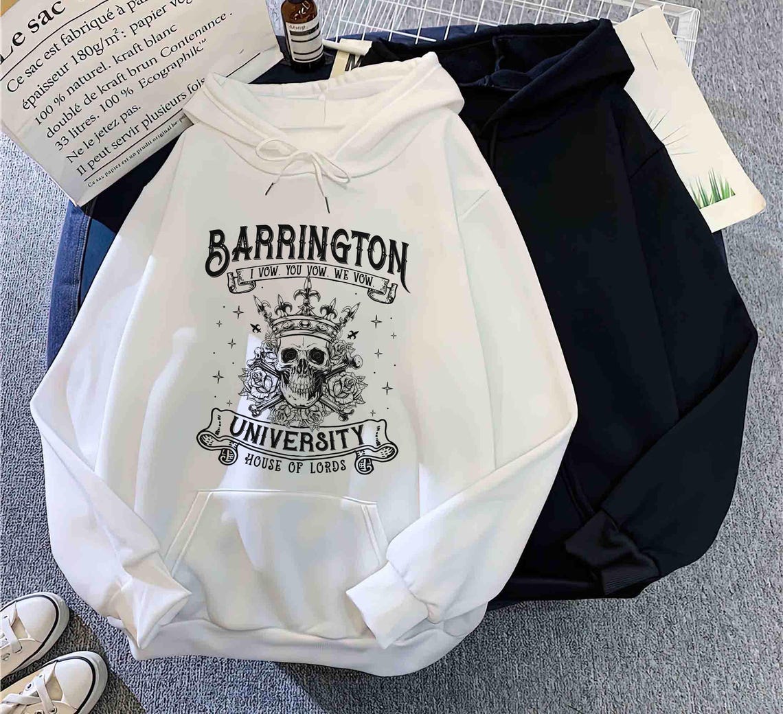 Barrington University Hoodie, Smut Shirt, Dark Romance Reader Shirt, Fantasy Reader T-shirt, Ryat Archer Shirt, Book Lover Gift