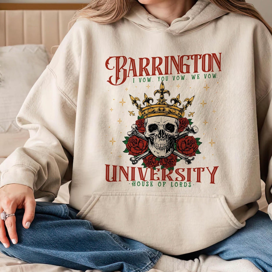 Barrington University, the Ritual Hoodie, Smut Hoodie, Dark Romance Reader Shirt, Fantasy Reader Shirt, Ryat Archer Shirt