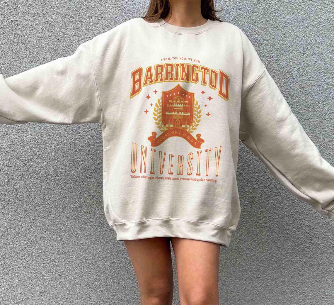 Barrington University the Ritual Sweatshirt, Dark Romance Shirt, Shantel Tessier Shirt, Bookish Shirt