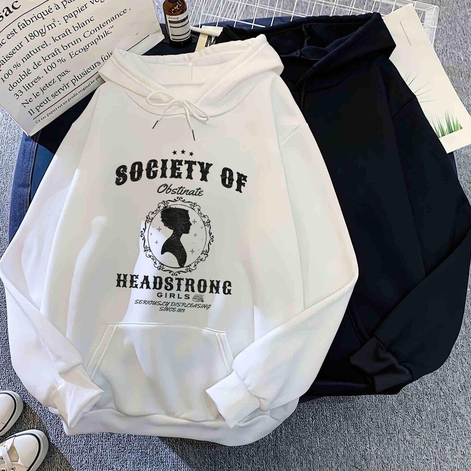 Society of Obstinate Headstrong Girls Hoodie, Strong Girl Shirt, Jane Austen Shirt, Pride and Prejudice Shirt, Feminist Shirt,jane Austen
