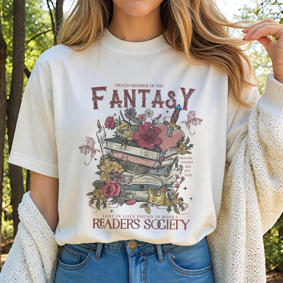 Romantasy Readers Society Shirt, Book Lover Club, Romantasy Reader Gift, Fantasy Romance Book Shirt, Dark Romance