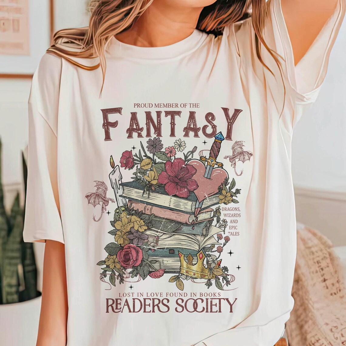 Romantasy Readers Society Shirt, Book Lover Club, Romantasy Reader Gift, Fantasy Romance Book Shirt, Dark Romance