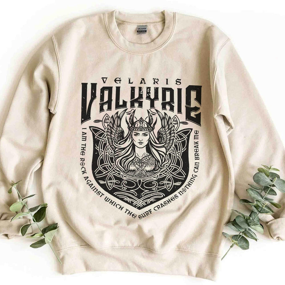 Acotar Sweatshirt Valkyrie ACOSF Shirt, Nesta Archeron Gwyn Emerie Cassian Azriel Illyrian Training Camp Velaris TOG Sarah J Maas