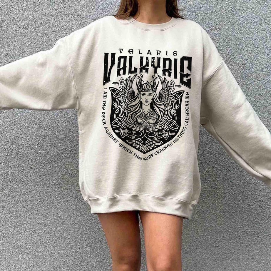 Acotar Sweatshirt Valkyrie ACOSF Shirt, Nesta Archeron Gwyn Emerie Cassian Azriel Illyrian Training Camp Velaris TOG Sarah J Maas
