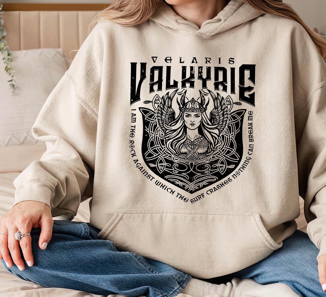 Acotar Hoodie, Valkyrie ACOSF Shirt, Nesta Archeron Gwyn Emerie Cassian Azriel Illyrian Training Camp Velaris TOG Sarah J Maas