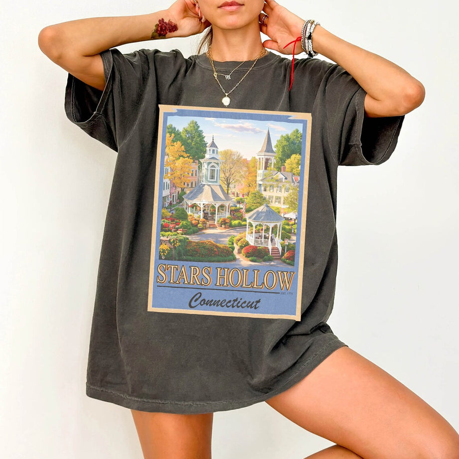 Stars Hollow Shirt, Stars Hollow Where You Lead I Will Follow Shirt, Vintage Style Lukes Diner Shirt, Gilmore Girls Merch