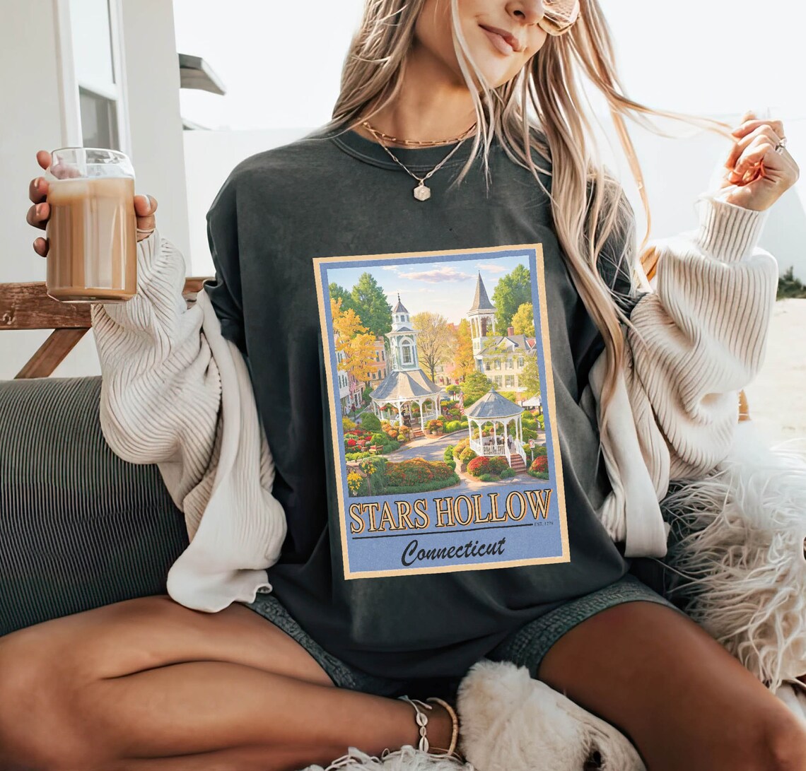 Stars Hollow Shirt, Stars Hollow Where You Lead I Will Follow Shirt, Vintage Style Lukes Diner Shirt, Gilmore Girls Merch