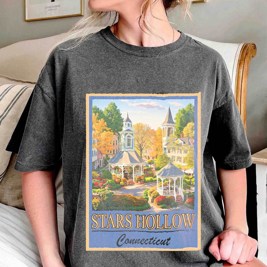Stars Hollow Shirt, Stars Hollow Where You Lead I Will Follow Shirt, Vintage Style Lukes Diner Shirt, Gilmore Girls Merch