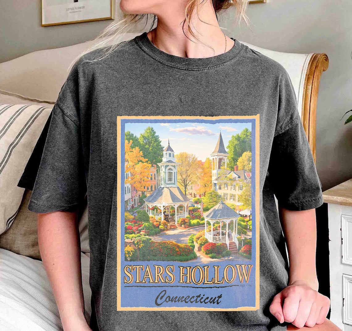 Stars Hollow Shirt, Stars Hollow Where You Lead I Will Follow Shirt, Vintage Style Lukes Diner Shirt, Gilmore Girls Merch