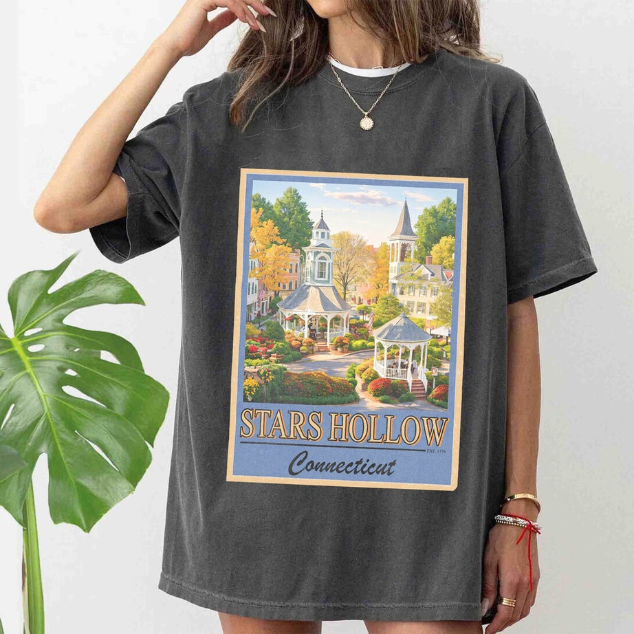 Stars Hollow Shirt, Stars Hollow Where You Lead I Will Follow Shirt, Vintage Style Lukes Diner Shirt, Gilmore Girls Merch