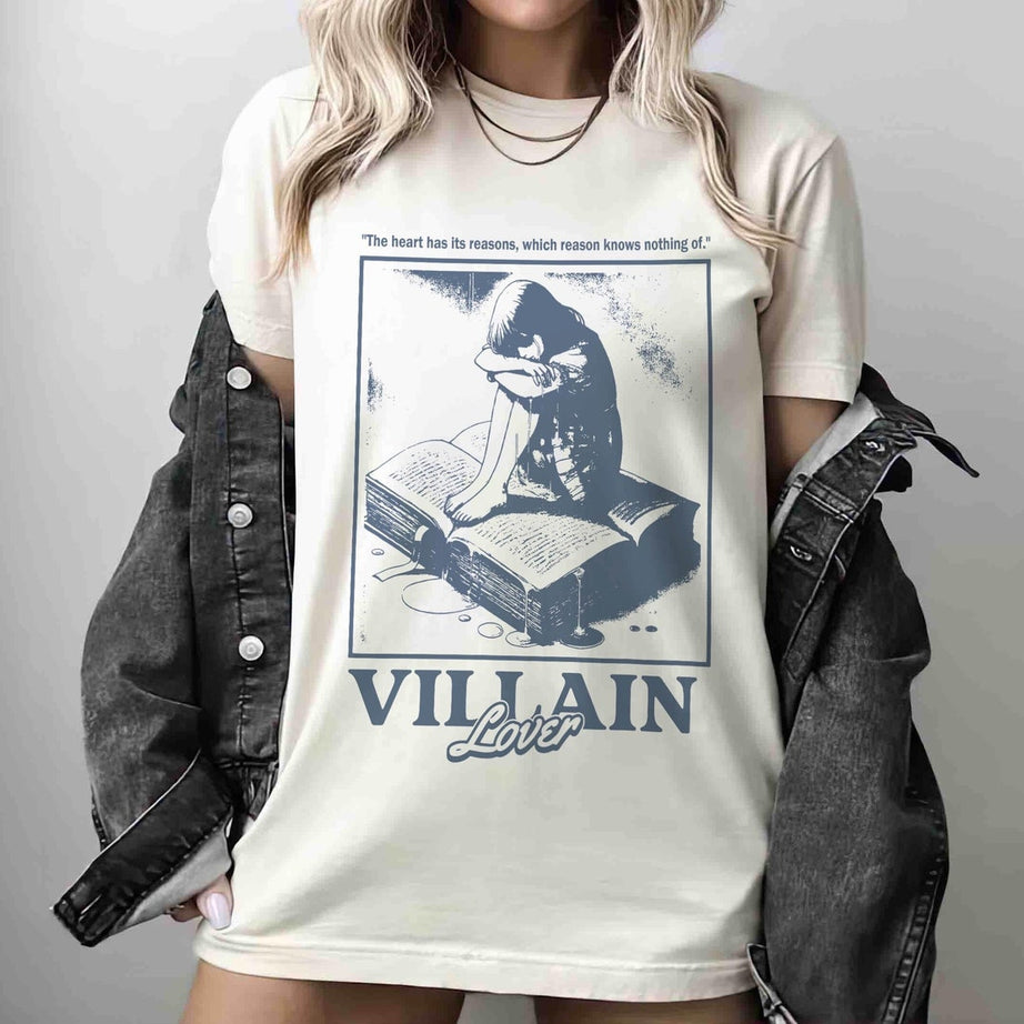 Villain Lover Bookish Shirt, Book Lover Shirt, Dark Romance Enemies to Lover Book Club Morally Grey Bookish Gift