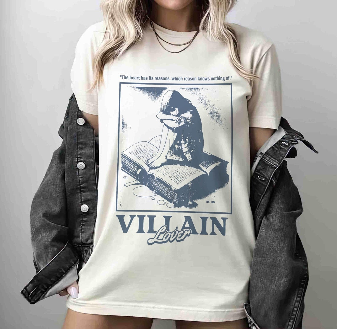 Villain Lover Bookish Shirt, Book Lover Shirt, Dark Romance Enemies to Lover Book Club Morally Grey Bookish Gift