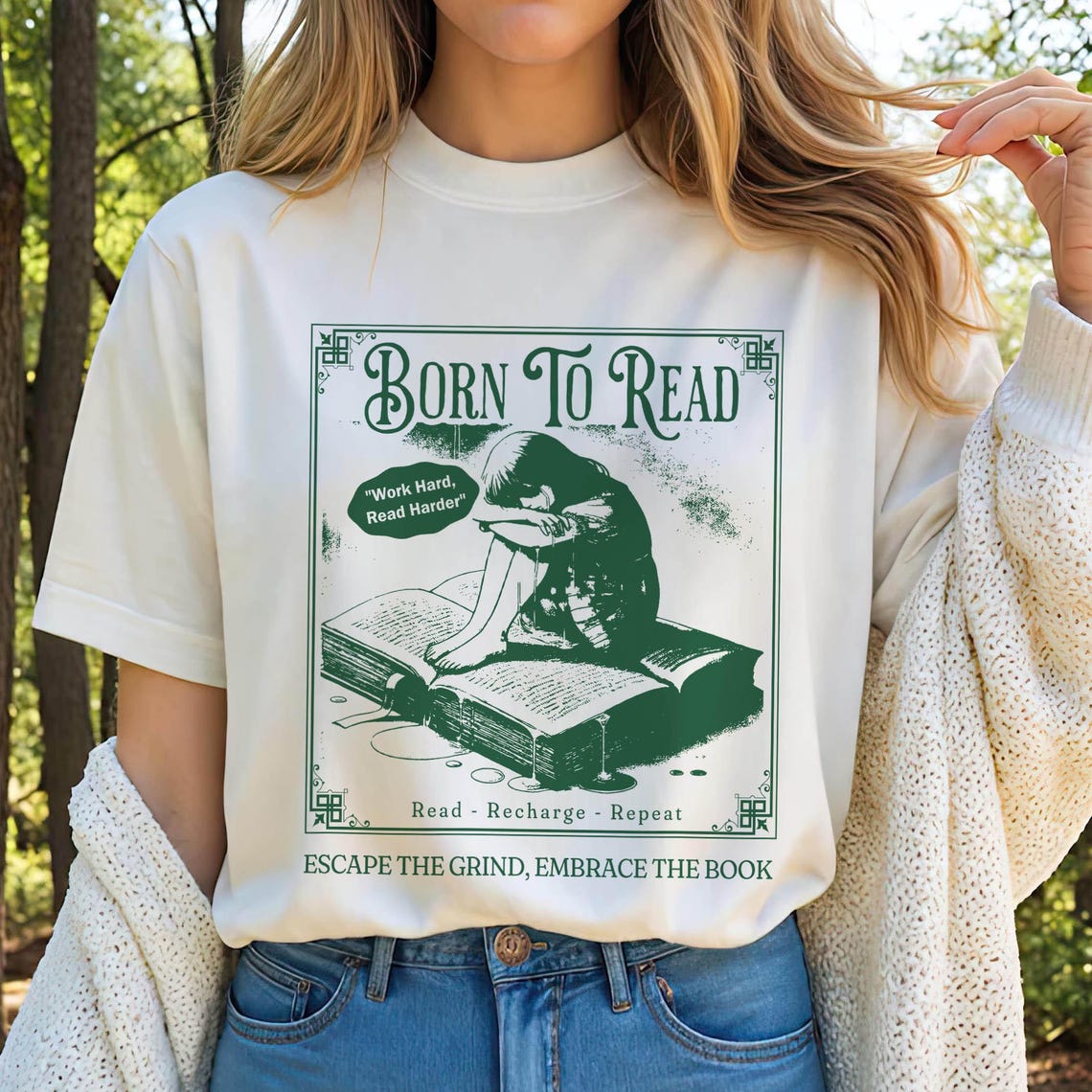 Born to Read Bookish Shirt, Funny Reader Book Addict, Book Lover, Bookish Gift for Her, Spicy Books, Dark Romance, Smut Shirt
