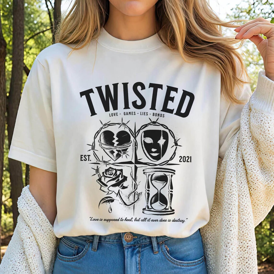 Twisted Series Shirt, Booktok Shirt, Romance Book Shirt, Book Lover Gift