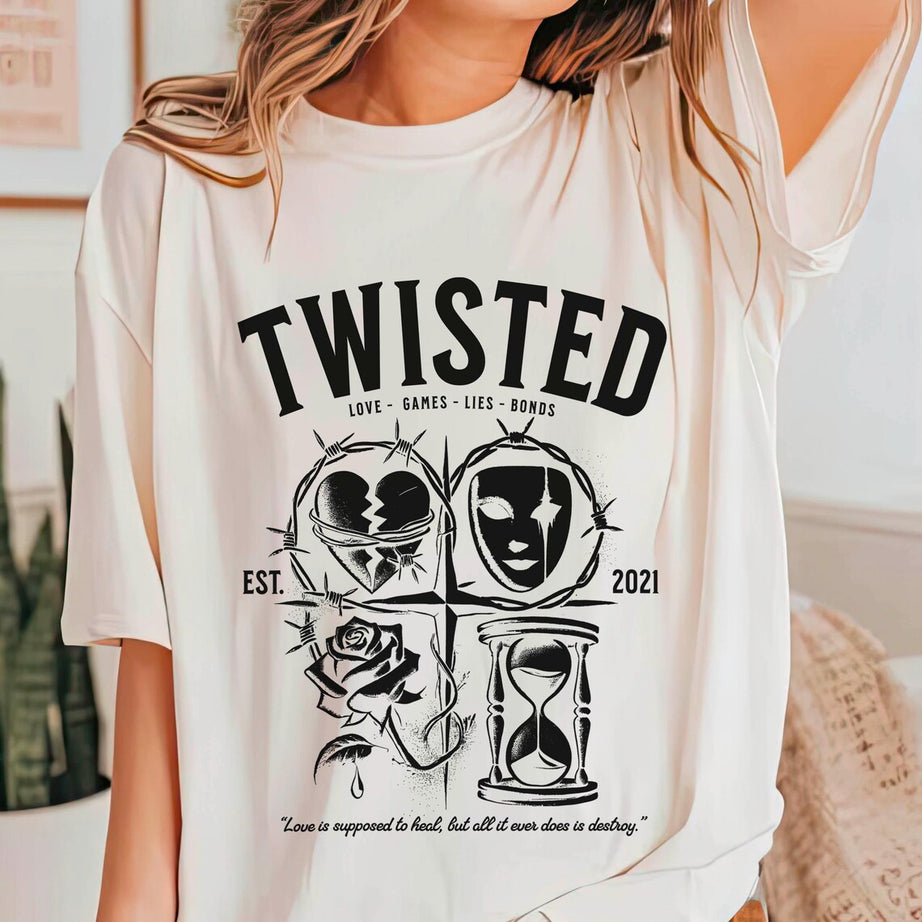 Twisted Series Shirt, Booktok Shirt, Romance Book Shirt, Book Lover Gift