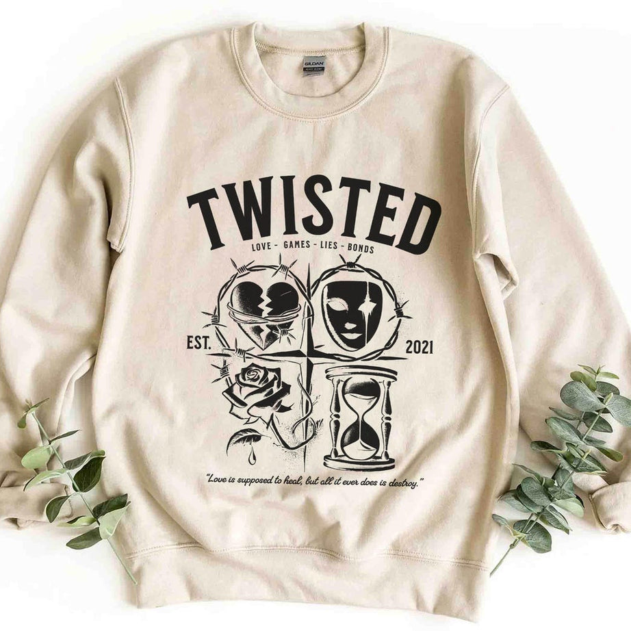 Twisted Series Sweatshirt, Booktok Shirt, Romance Book Shirt, Book Lover Gift