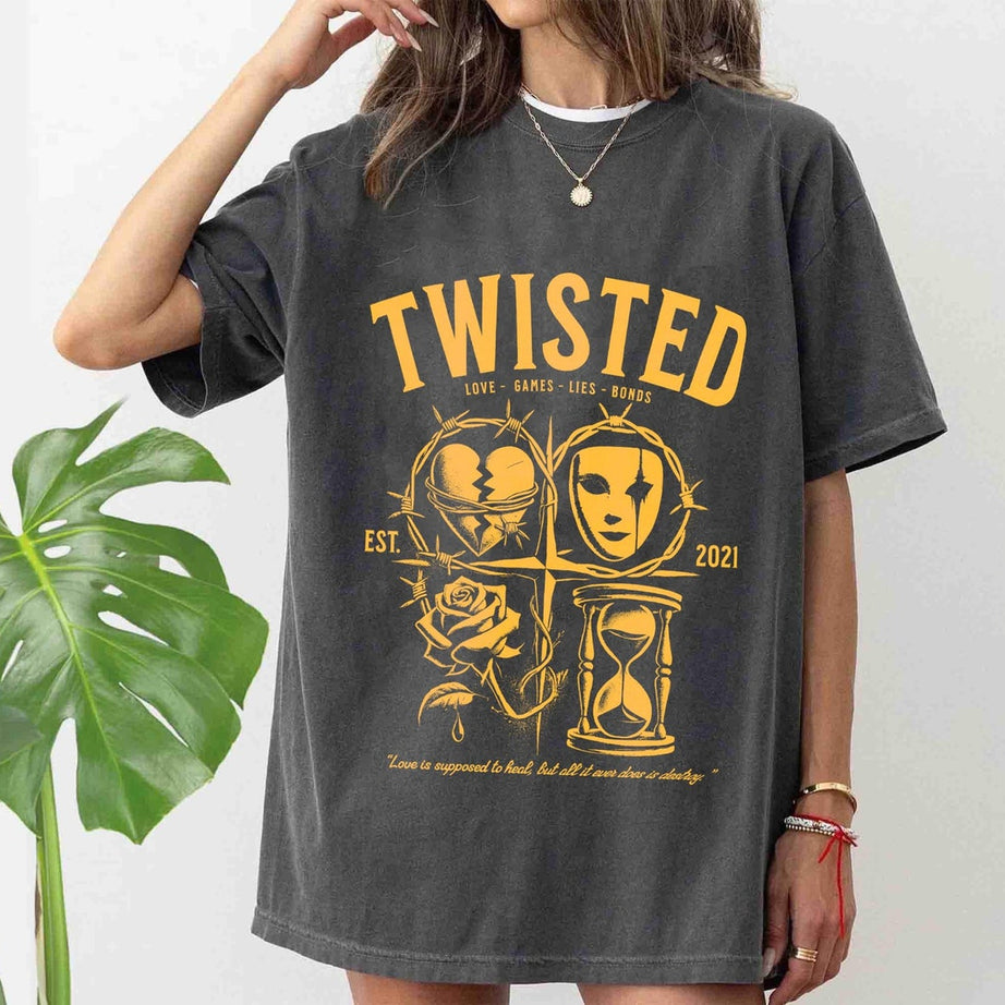 Twisted Series Comfort Color Shirt, Booktok Shirt, Romance Book Shirt, Book Lover Gift