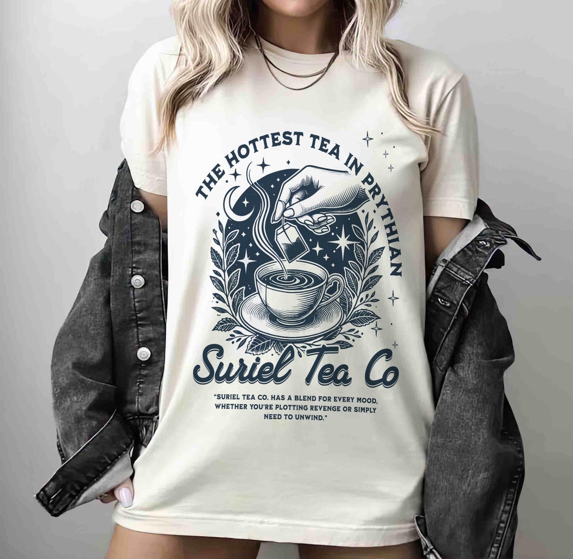 Suriel Tea Co Shirt, A Court of Thorns and Roses Shirt, Retro Bookish Tshirt, Sarah J Maas Shirt, Acotar Tshirt