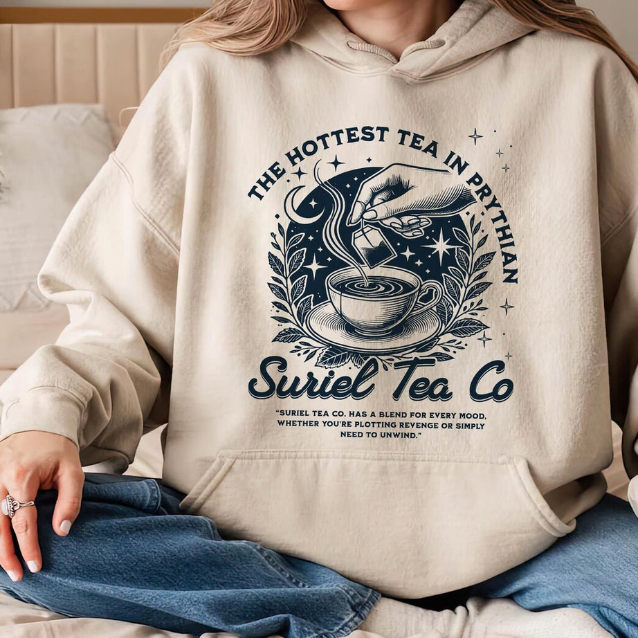 Suriel Tea Co Hoodie, A Court of Thorns and Roses Shirt, Retro Bookish Tshirt, Sarah J Maas Shirt, Acotar Tshirt