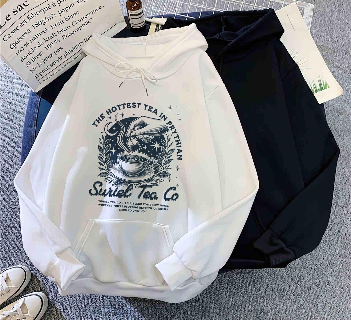 Suriel Tea Co Hoodie, A Court of Thorns and Roses Shirt, Retro Bookish Tshirt, Sarah J Maas Shirt, Acotar Tshirt