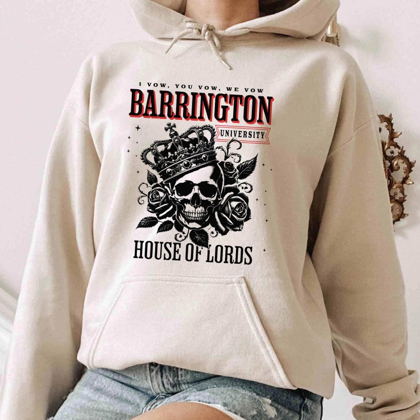 Barrington University Hoodie, the Ritual Shirt, Dark Romance Sweater, Smut Reader Shirt, Spicy Romance, Ryat Archer