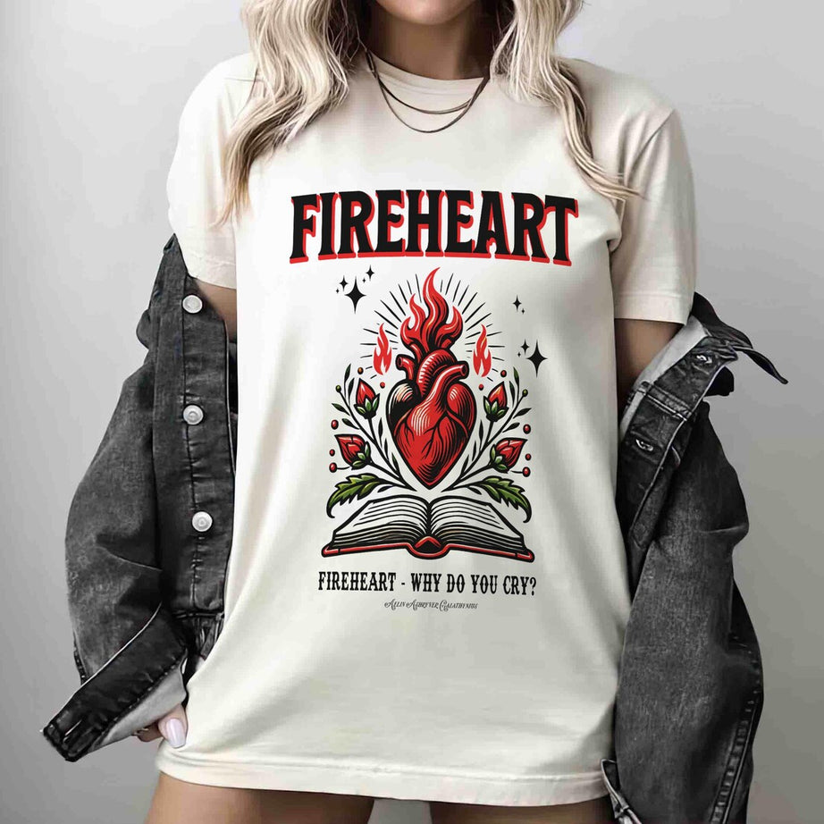 Fire-heart Shirt, to Whatever End T-shirt, SJM Quotes, Throne of Glass Tshirt You Do Not Yield Shirt, SJM Tee
