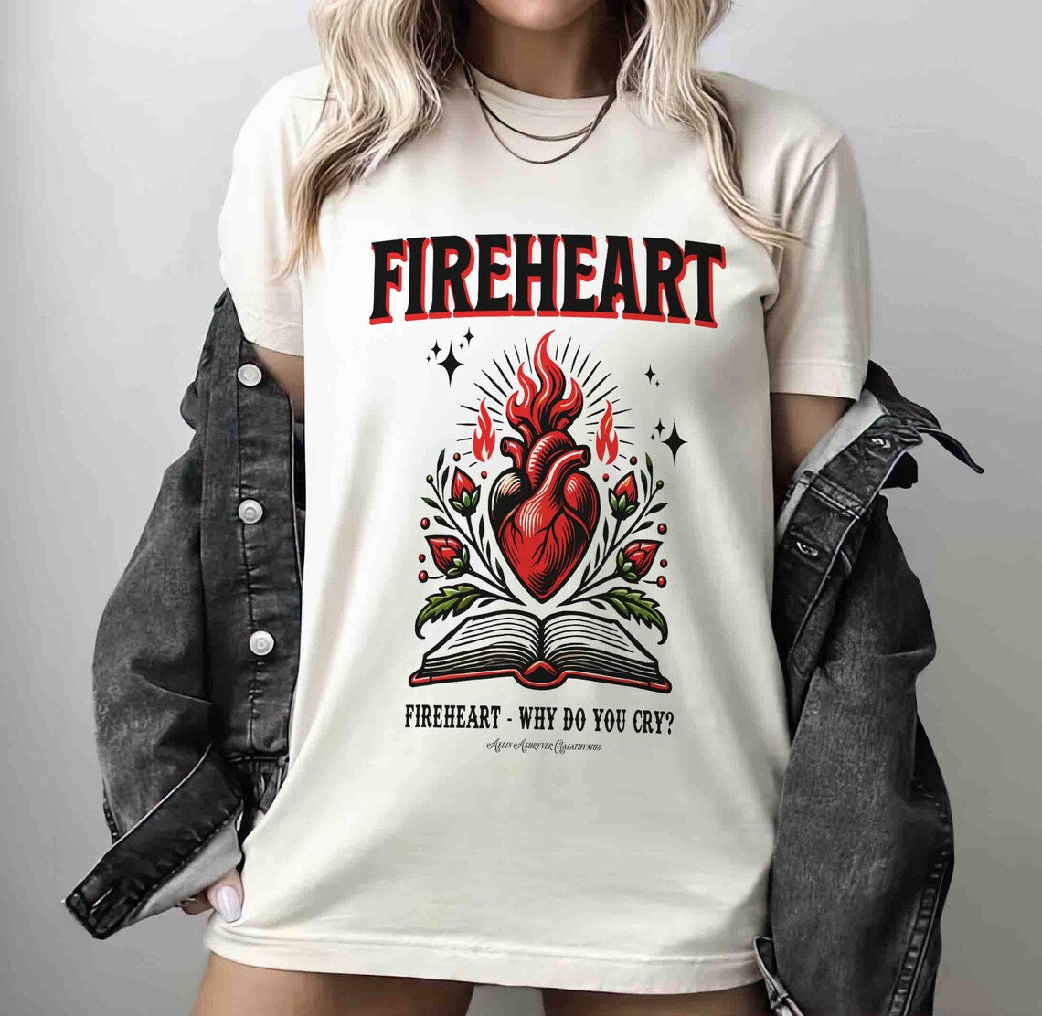 Fire-heart Shirt, to Whatever End T-shirt, SJM Quotes, Throne of Glass Tshirt You Do Not Yield Shirt, SJM Tee