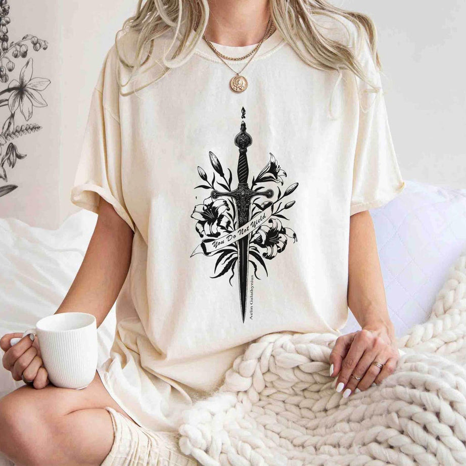 You Do Not Yield TOG Shirt, Bookish Gift for Womenm Booktok Shirt, Fantasy Reading Gift, Book Lover