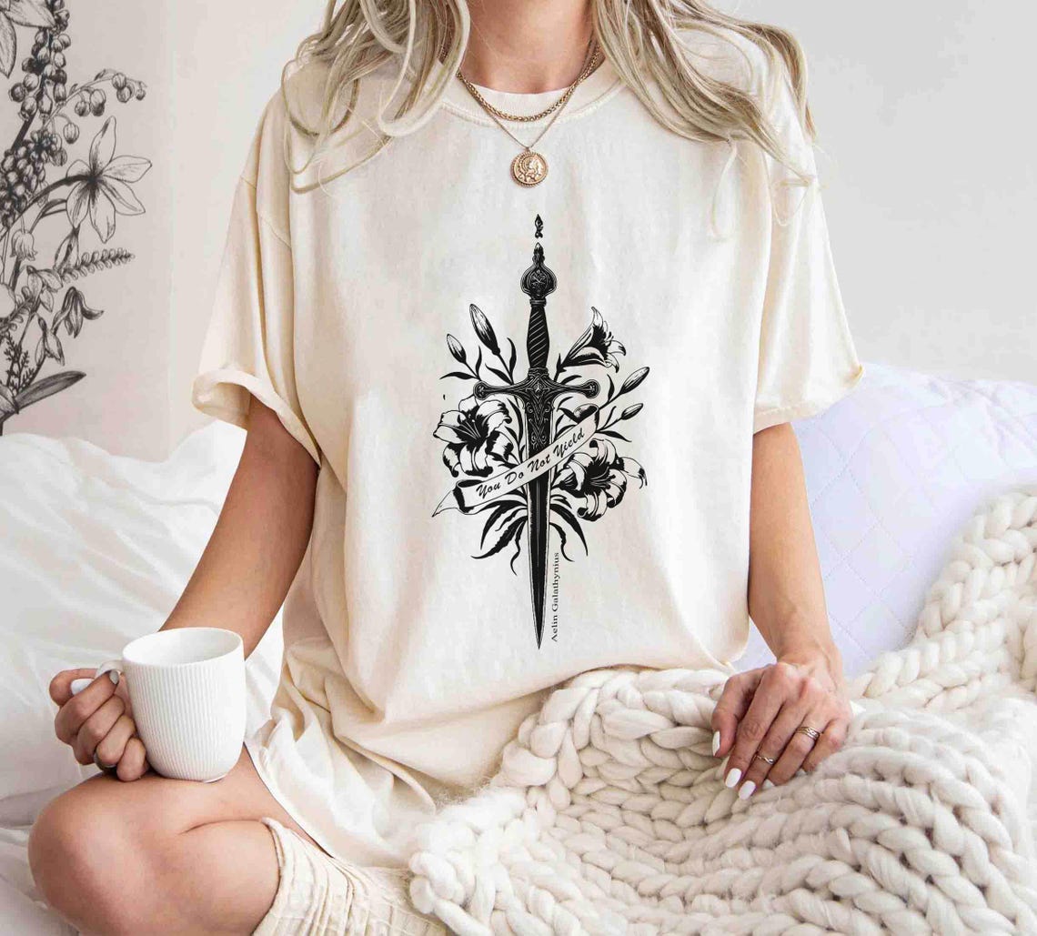 You Do Not Yield TOG Shirt, Bookish Gift for Womenm Booktok Shirt, Fantasy Reading Gift, Book Lover