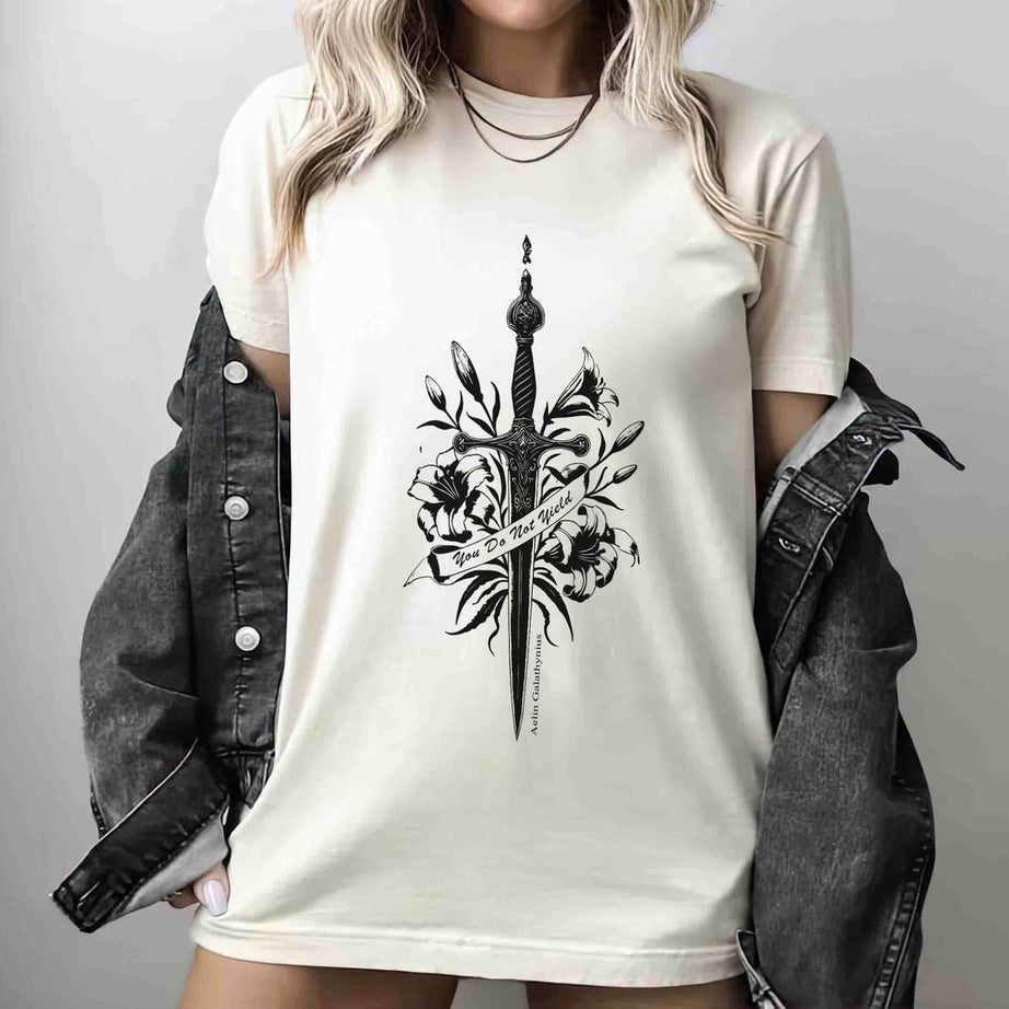 You Do Not Yield TOG Shirt, Bookish Gift for Womenm Booktok Shirt, Fantasy Reading Gift, Book Lover