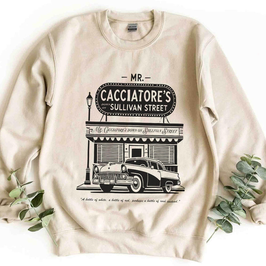 Mr. Cacciatore's on Sullivan Street, Billy Joel Sweatshirt, Subtle Merch, Movin' Out, Billy Joel Merch, Long Island Shirt, Vienna