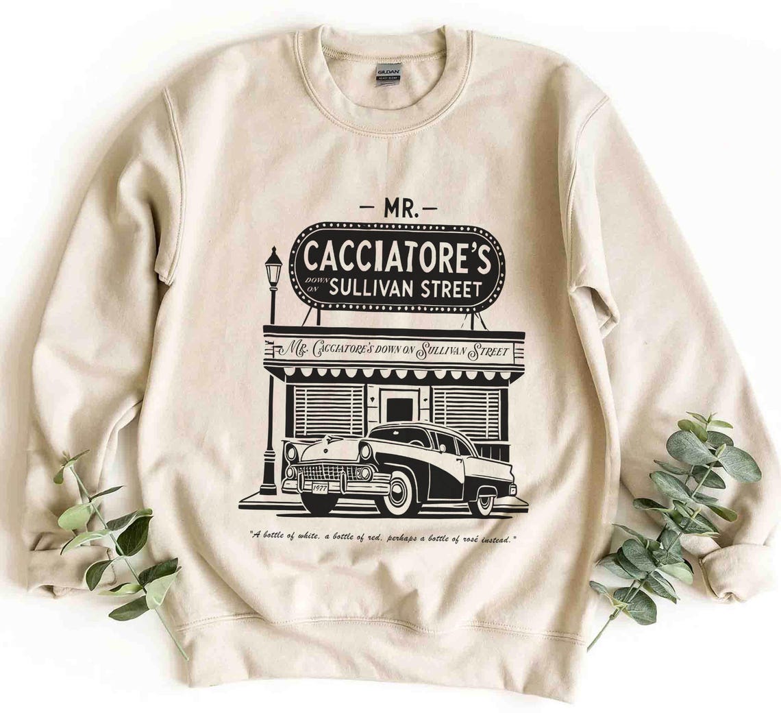 Mr. Cacciatore's on Sullivan Street, Billy Joel Sweatshirt, Subtle Merch, Movin' Out, Billy Joel Merch, Long Island Shirt, Vienna