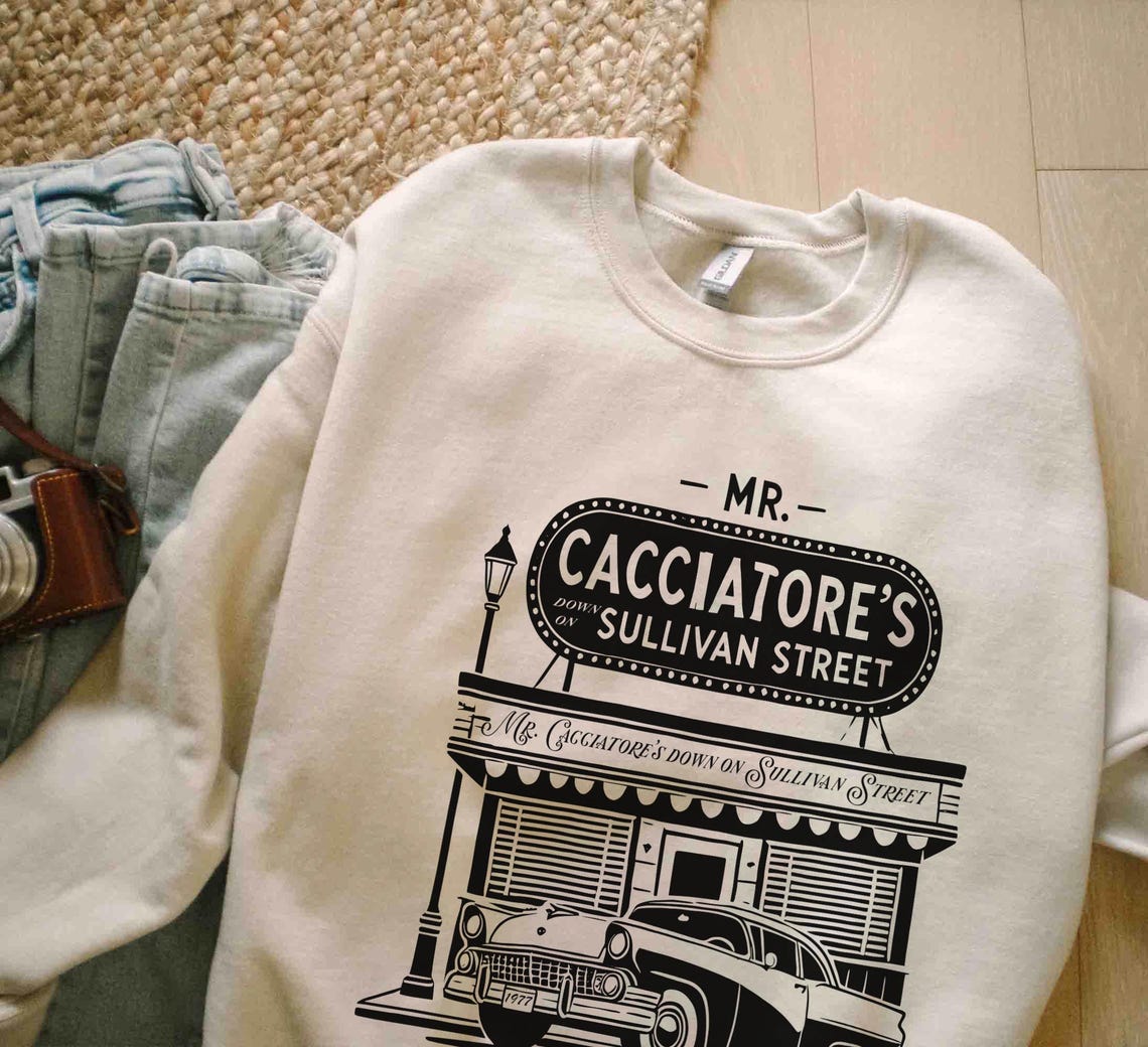 Mr. Cacciatore's on Sullivan Street, Billy Joel Sweatshirt, Subtle Merch, Movin' Out, Billy Joel Merch, Long Island Shirt, Vienna