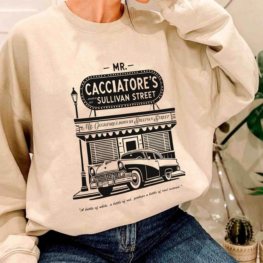 Mr. Cacciatore's on Sullivan Street, Billy Joel Sweatshirt, Subtle Merch, Movin' Out, Billy Joel Merch, Long Island Shirt, Vienna