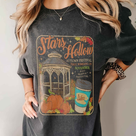 Stars Hollow Connecticut Comfort Color shirt, 1779 Shirt, Gilmore Girls Shirt, Autumn Tshirt, Luke’s Diner Shirt, Gilmore Girls shirt