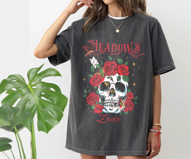 Zade Meadows Comfort Color shirt, Haunting Adeline Merch, Bookish Merch, Hunting Adeline, Booktok Shirt, Bookish Shirt,Dark Romance Gift